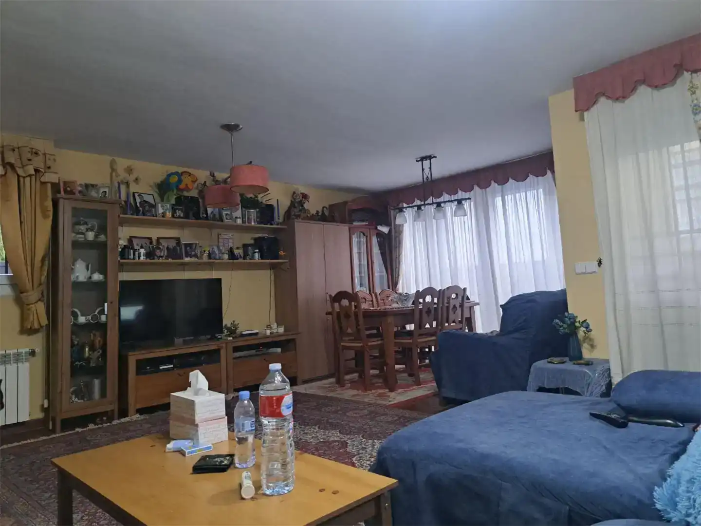 Sala d'estar de Pis per a compartir en Valdemoro amb Aire condicionat, Jardí privat i Parquet