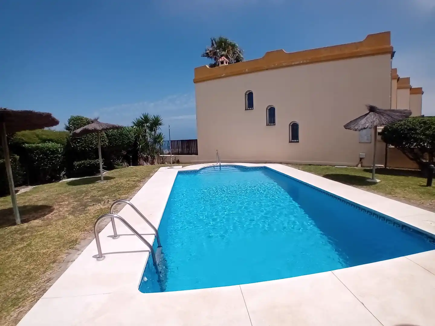 Swimming pool of Detached homes for sale in Manilva  with Air Conditioner, Private garden and Terrace