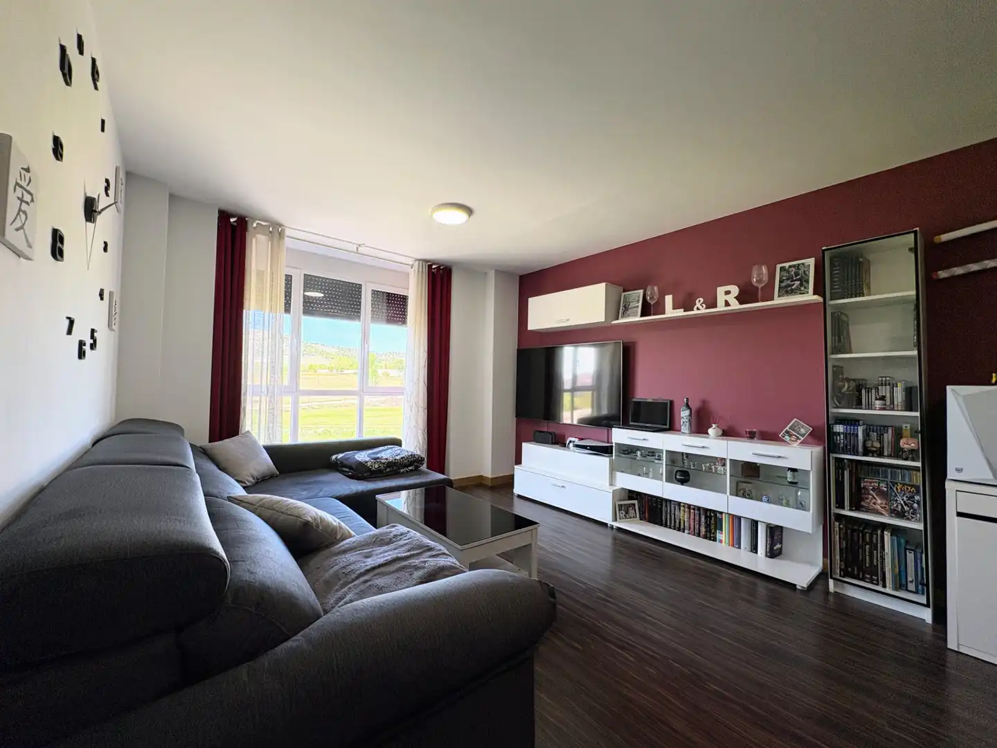 Living room of Flat for sale in Cistérniga  with Heating, Private garden and Storage room