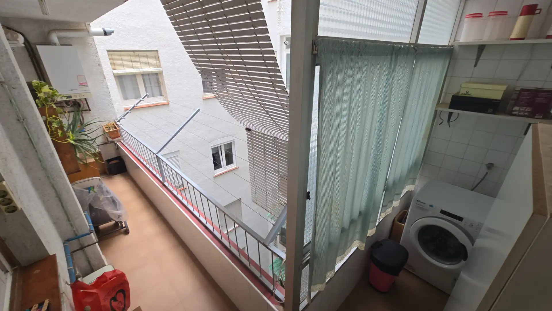 Balcony of Flat for sale in Reus  with Heating, Furnished and Oven