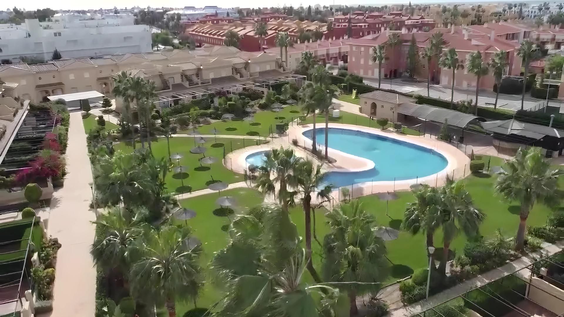 Exterior view of Planta baja for sale in Chipiona  with Air Conditioner, Heating and Private garden