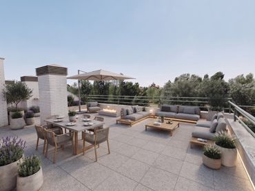 Ático con ascensor en venta en Urbanización Ciudad del Golf 9