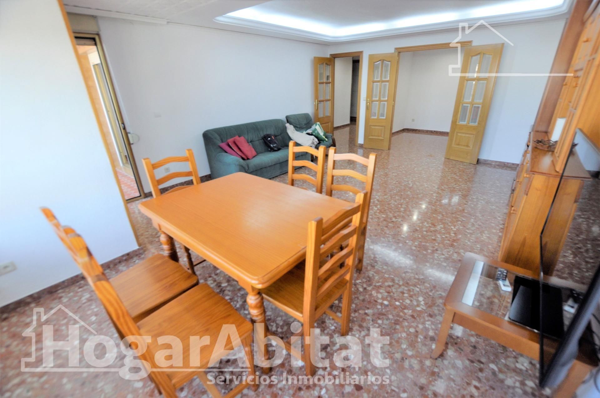 Living room of Flat for sale in Puçol  with Air Conditioner, Furnished and Balcony