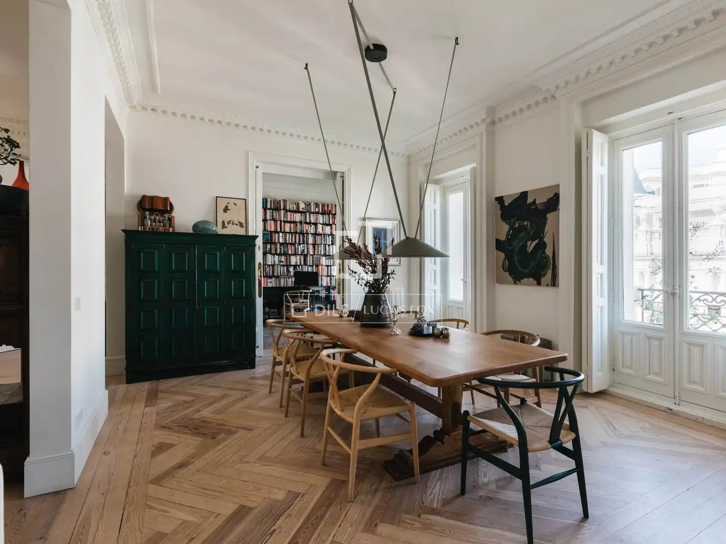 Comedor de Piso de alquiler en Salamanca con Aire acondicionado, Amueblado y Balcón