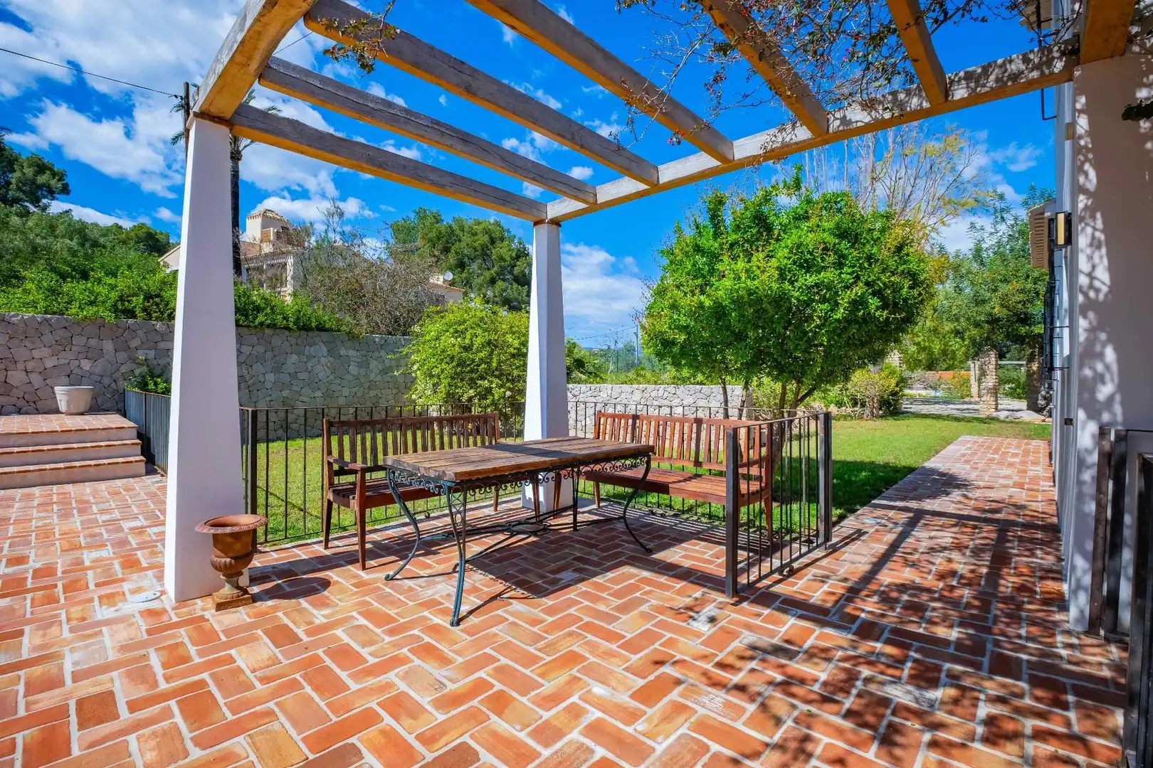Terrace of Houses for sale in L'Alfàs del Pi  with Air Conditioner, Heating and Private garden