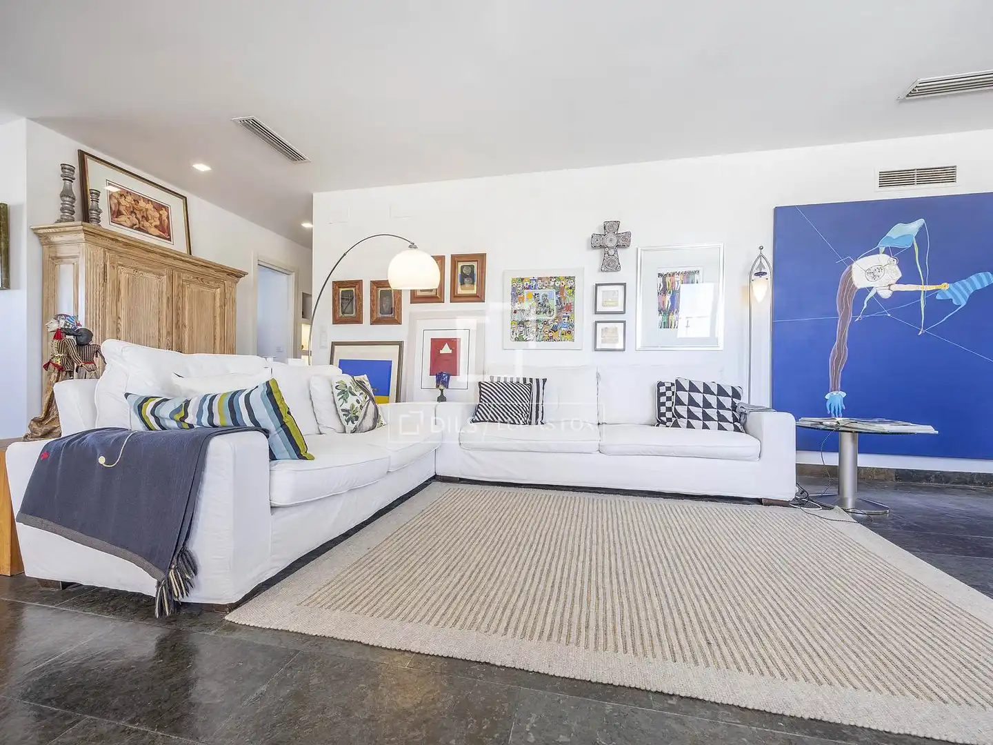 Wohnzimmer von Dachboden zum Verkauf in Valencia del Ventoso mit Klimaanlage, Terrasse und Balkon