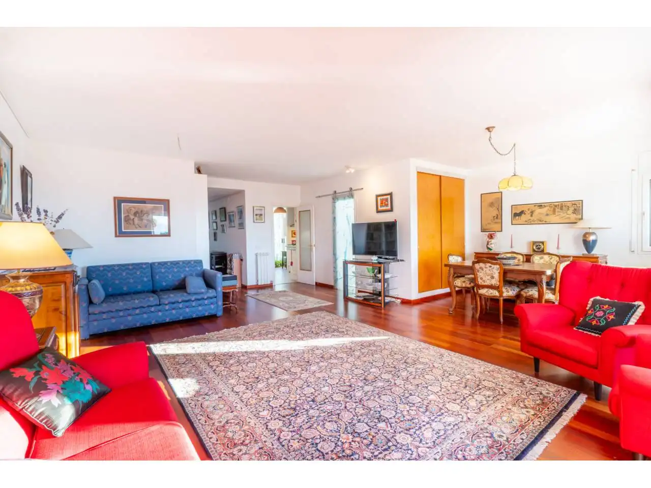 Living room of Attic for sale in Girona  with Heating, Parquet flooring and Terrace