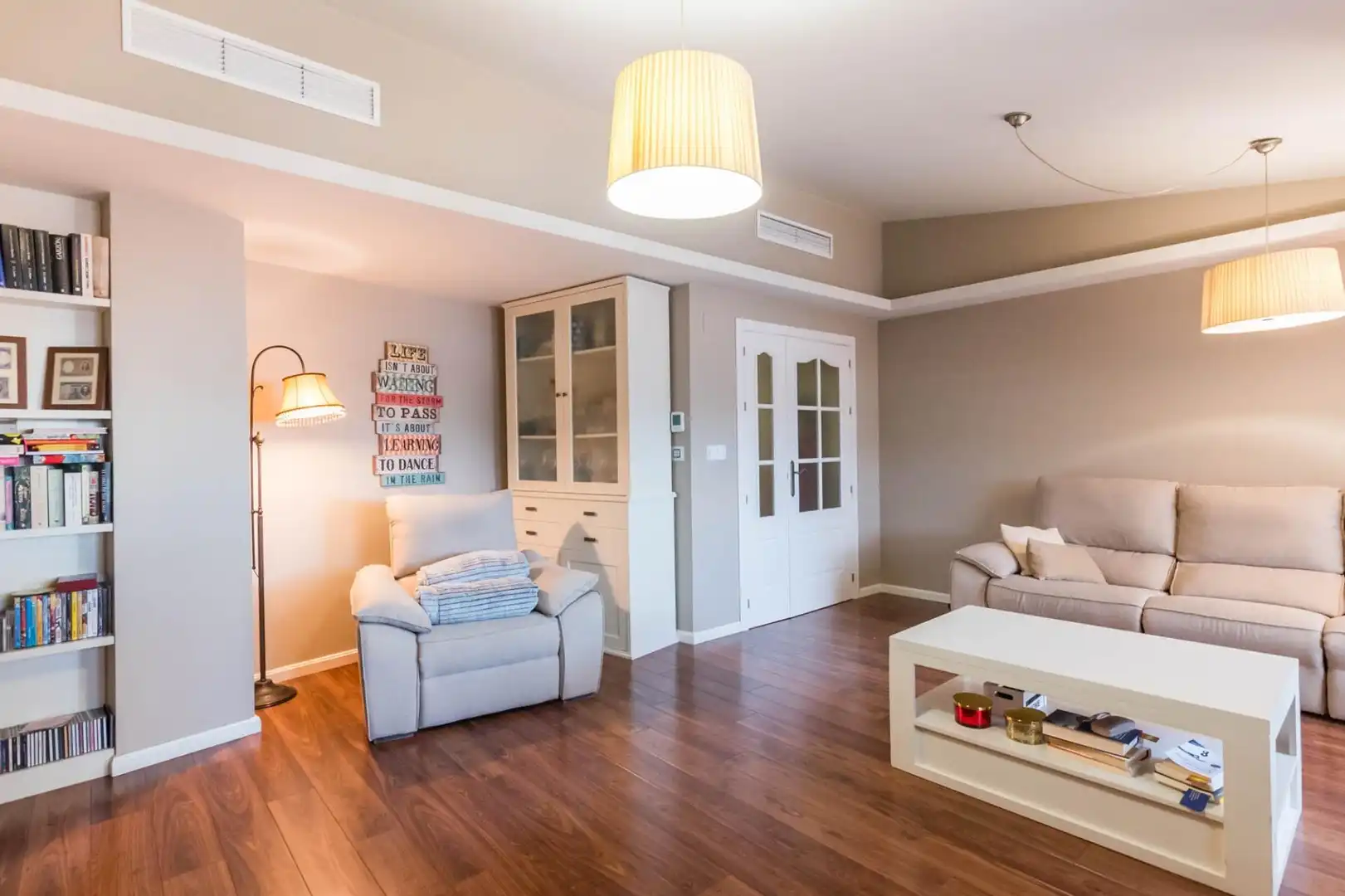 Living room of Attic for sale in Murcia  with Heating, Parquet flooring and Terrace