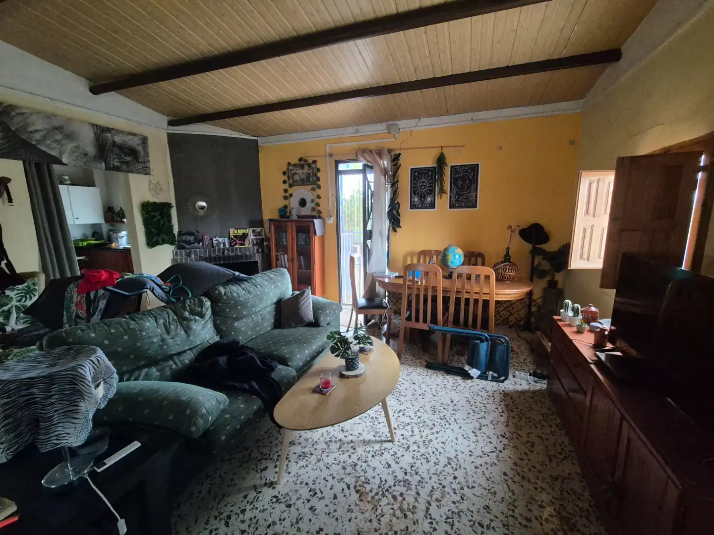 Sala d'estar de Finca rústica en venda en Las Torres de Cotillas amb Jardí privat, Terrassa i Traster