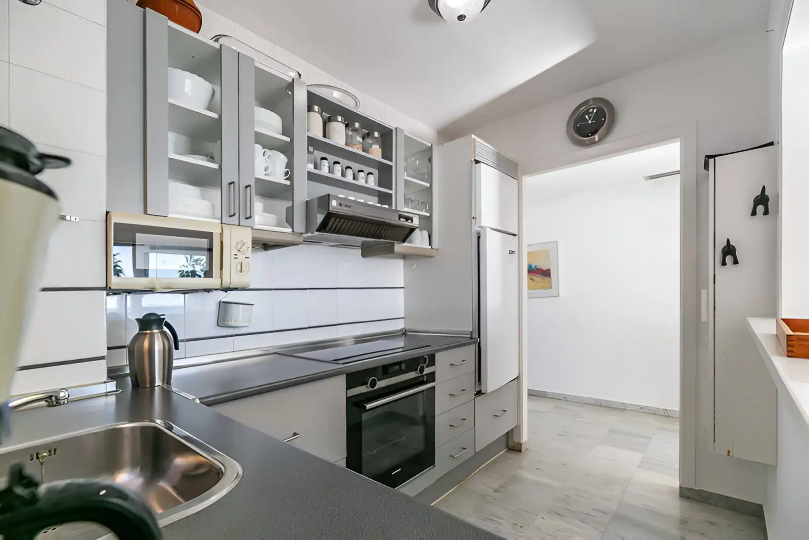 Cocina de Planta baja en venta en Benalmádena con Aire acondicionado, Terraza y Piscina