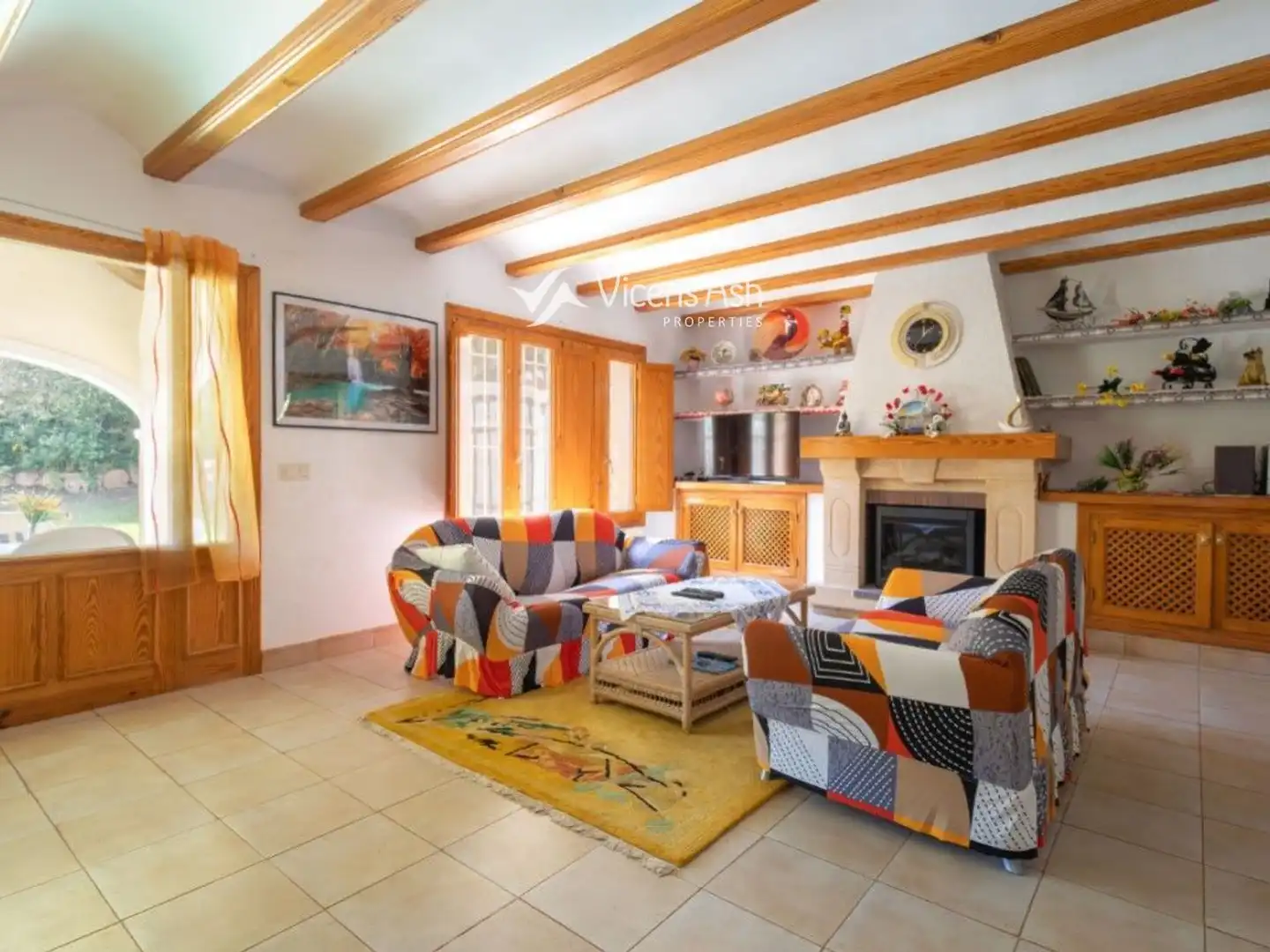 Sala d'estar de Casa o xalet en venda en Jávea / Xàbia amb Aire condicionat, Terrassa i Traster