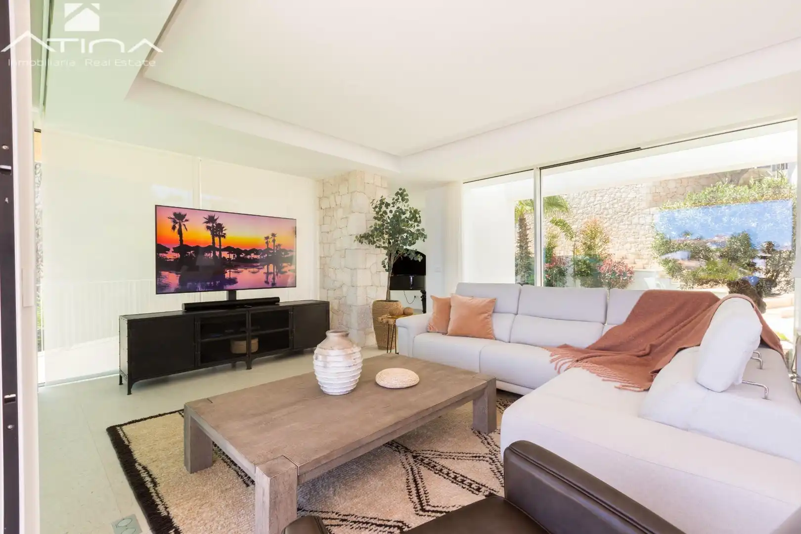 Living room of Houses for sale in Jávea / Xàbia  with Air Conditioner, Private garden and Terrace