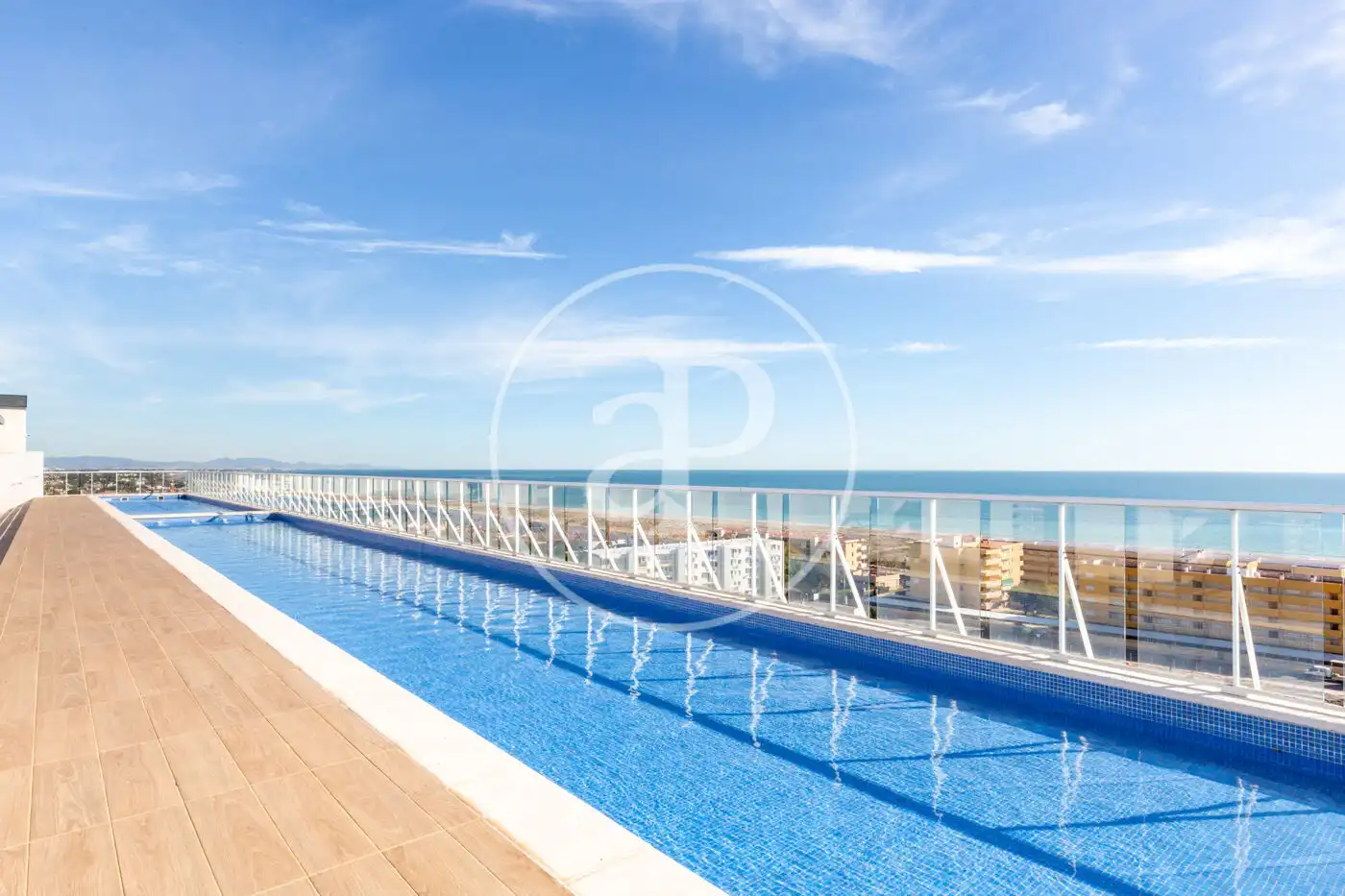 Schwimmbecken von Wohnung zur Miete in Canet d'En Berenguer mit Klimaanlage, Heizung und Privatgarten