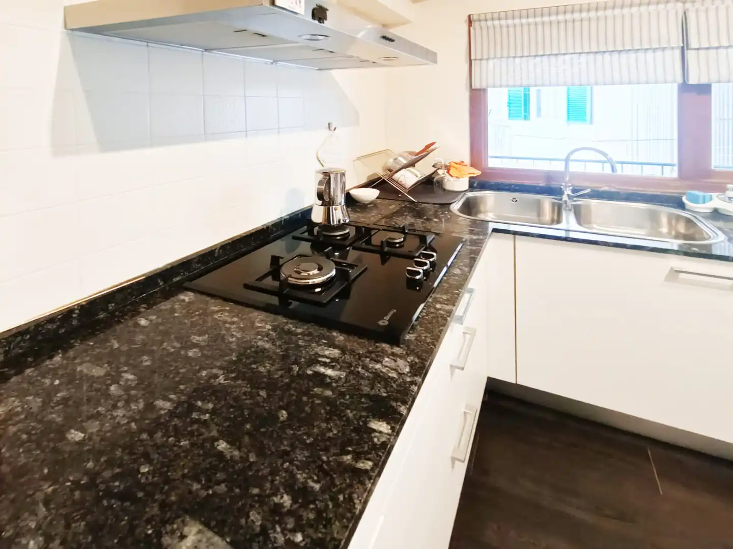 Küche von Wohnung zum Verkauf in  Palma de Mallorca mit Klimaanlage, Parkett und Abstellraum