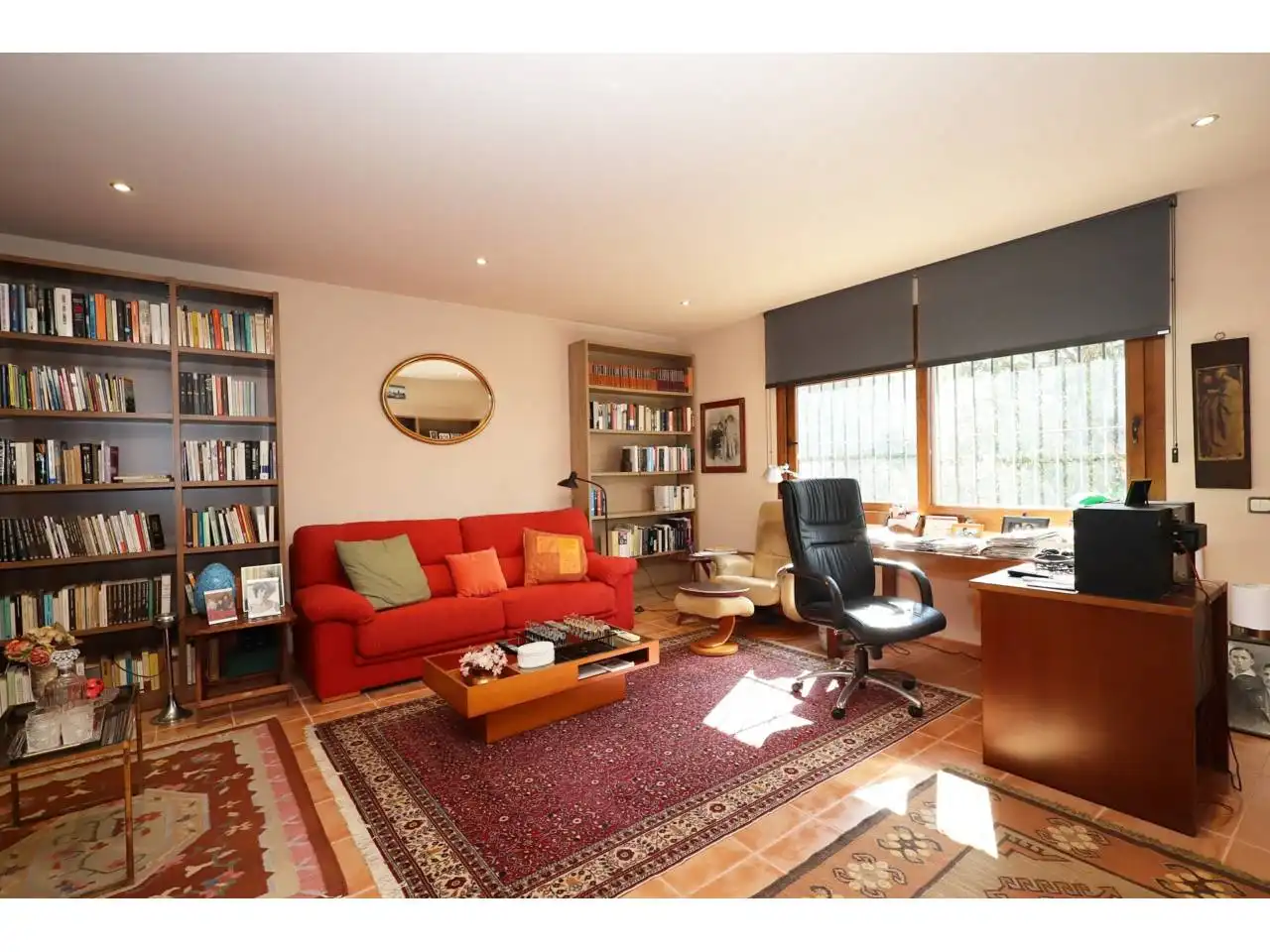 Sala d'estar de Casa o xalet en venda en Lloret de Mar amb Calefacció, Jardí privat i Terrassa