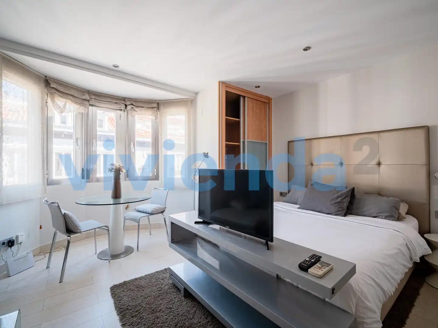 Wohnzimmer von Wohnung zur Miete in Madrid mit Klimaanlage und Heizung