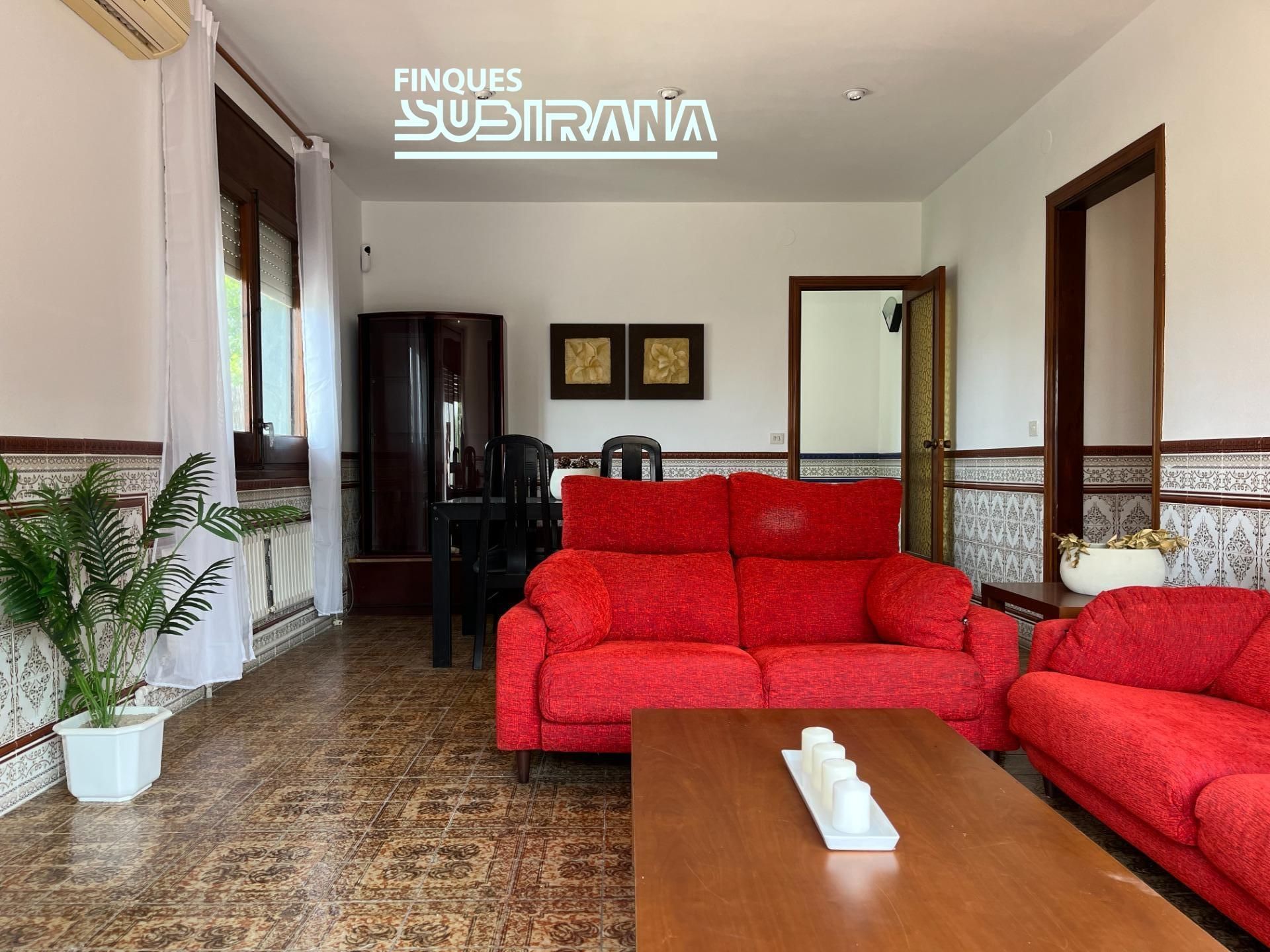 Sala d'estar de Casa o xalet en venda en Piera amb Calefacció, Jardí privat i Terrassa