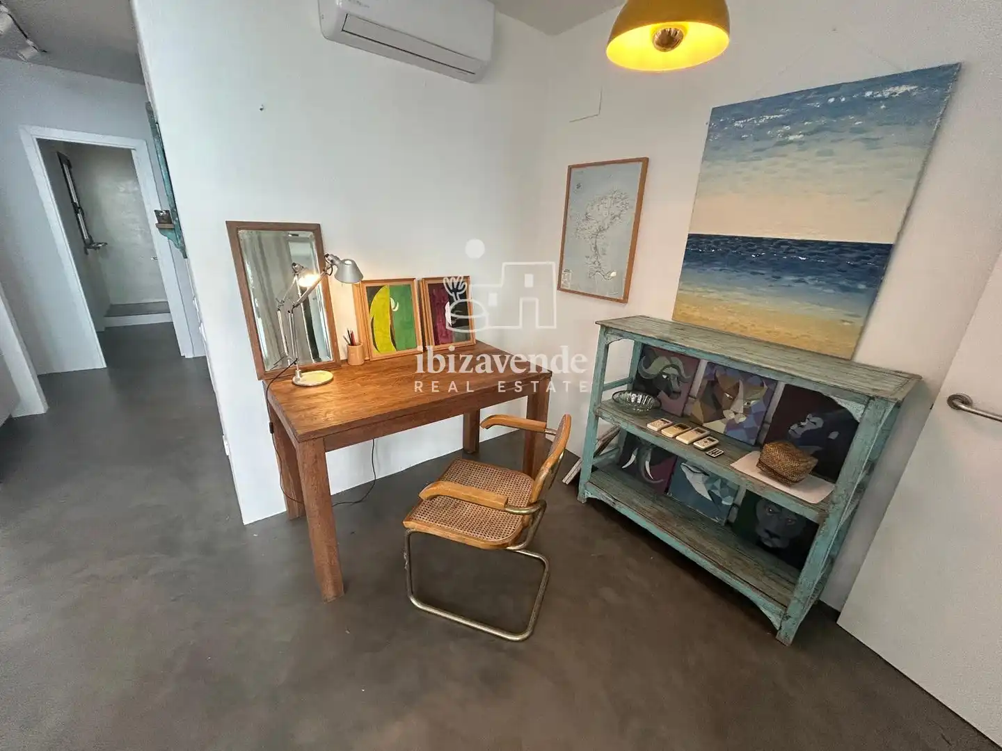 Einfamilien-Reihenhaus zur Miete in Santa Eulària des Riu mit Klimaanlage, Heizung und Terrasse