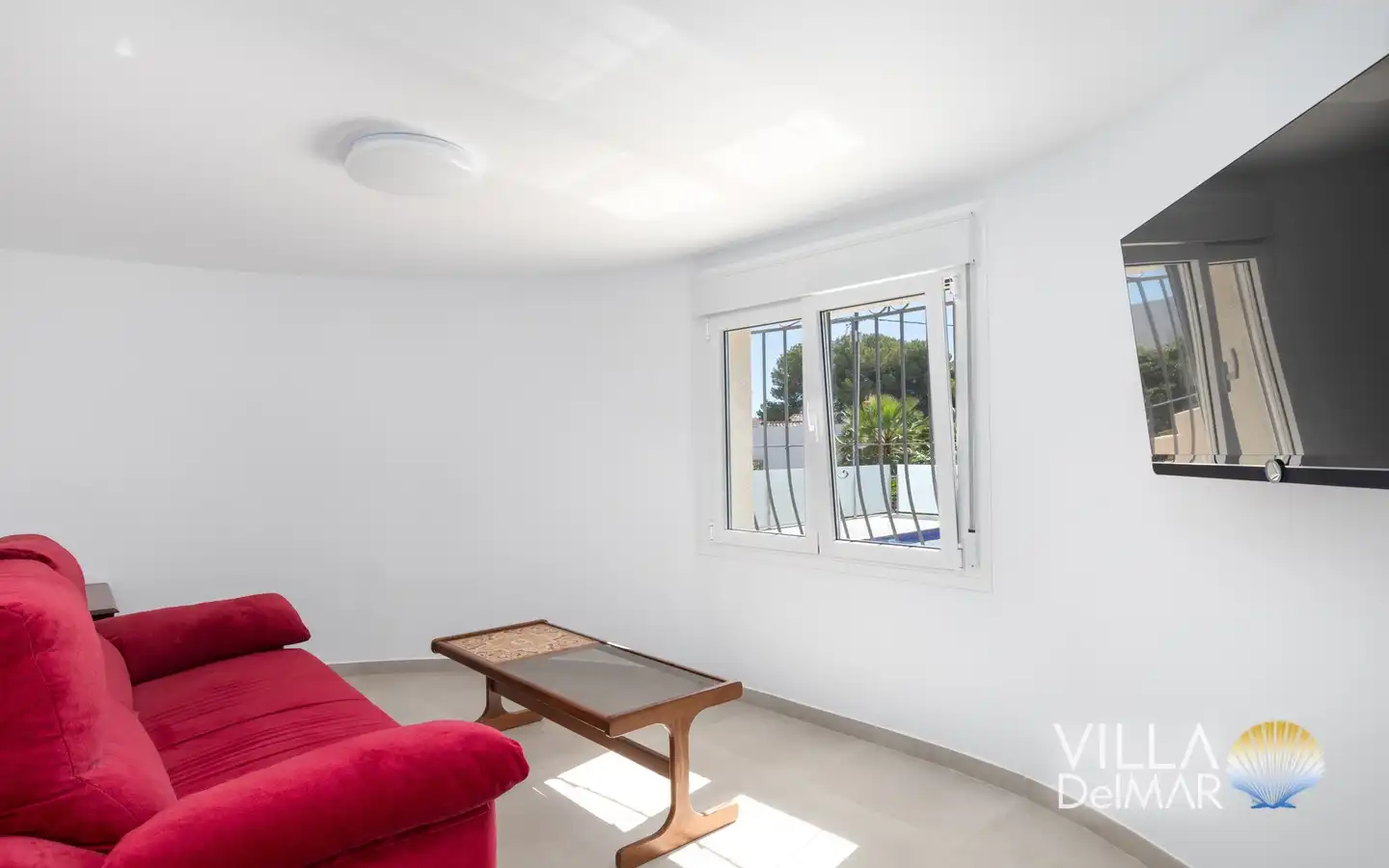 Living room of Houses for sale in Calpe / Calp  with Air Conditioner, Heating and Private garden