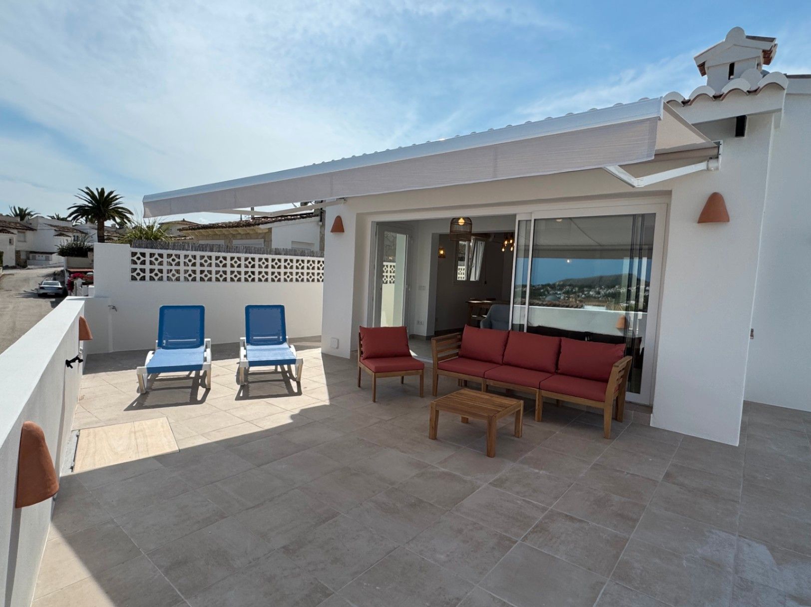 Terrace of House or chalet to rent in Moraira  with Air Conditioner, Heating and Private garden