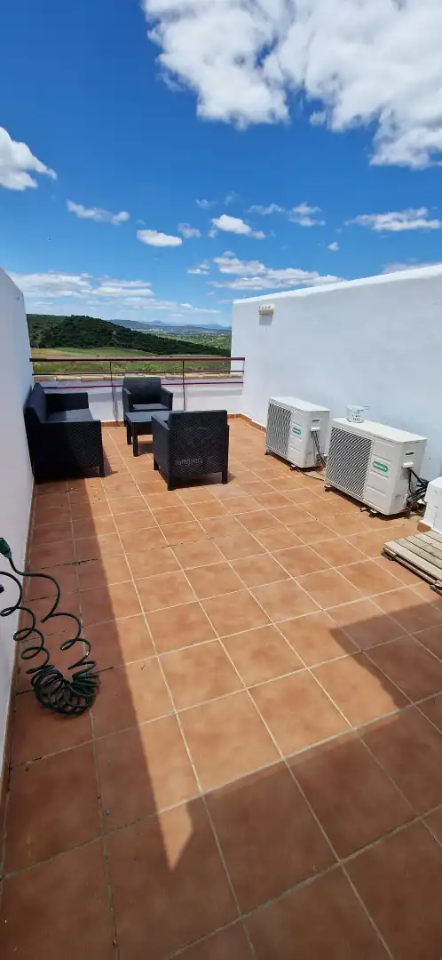 Terraza de Casa adosada de alquiler en San Roque con Amueblado