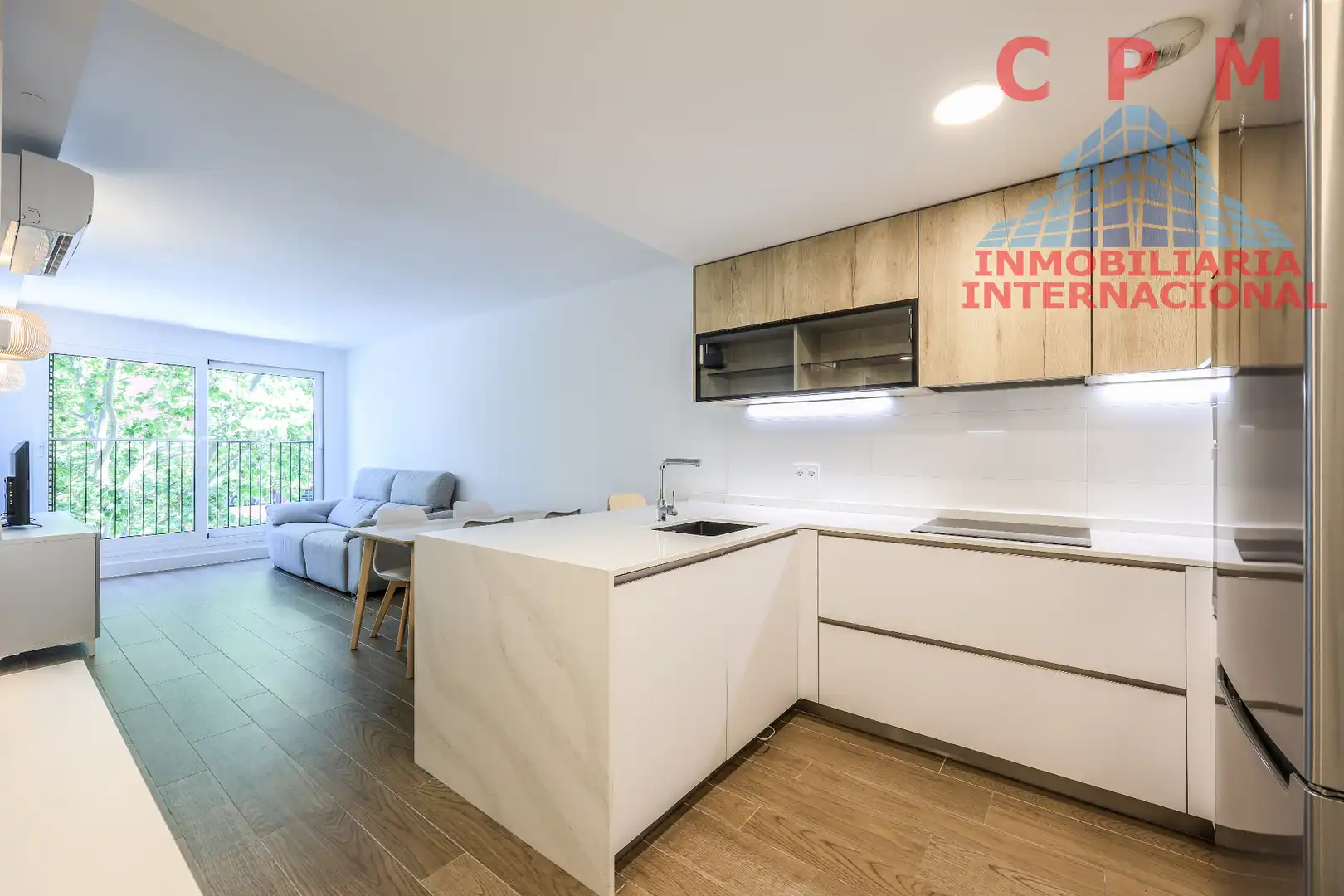 Küche von Wohnung zur Miete in Madrid mit Klimaanlage, Heizung und Parkett
