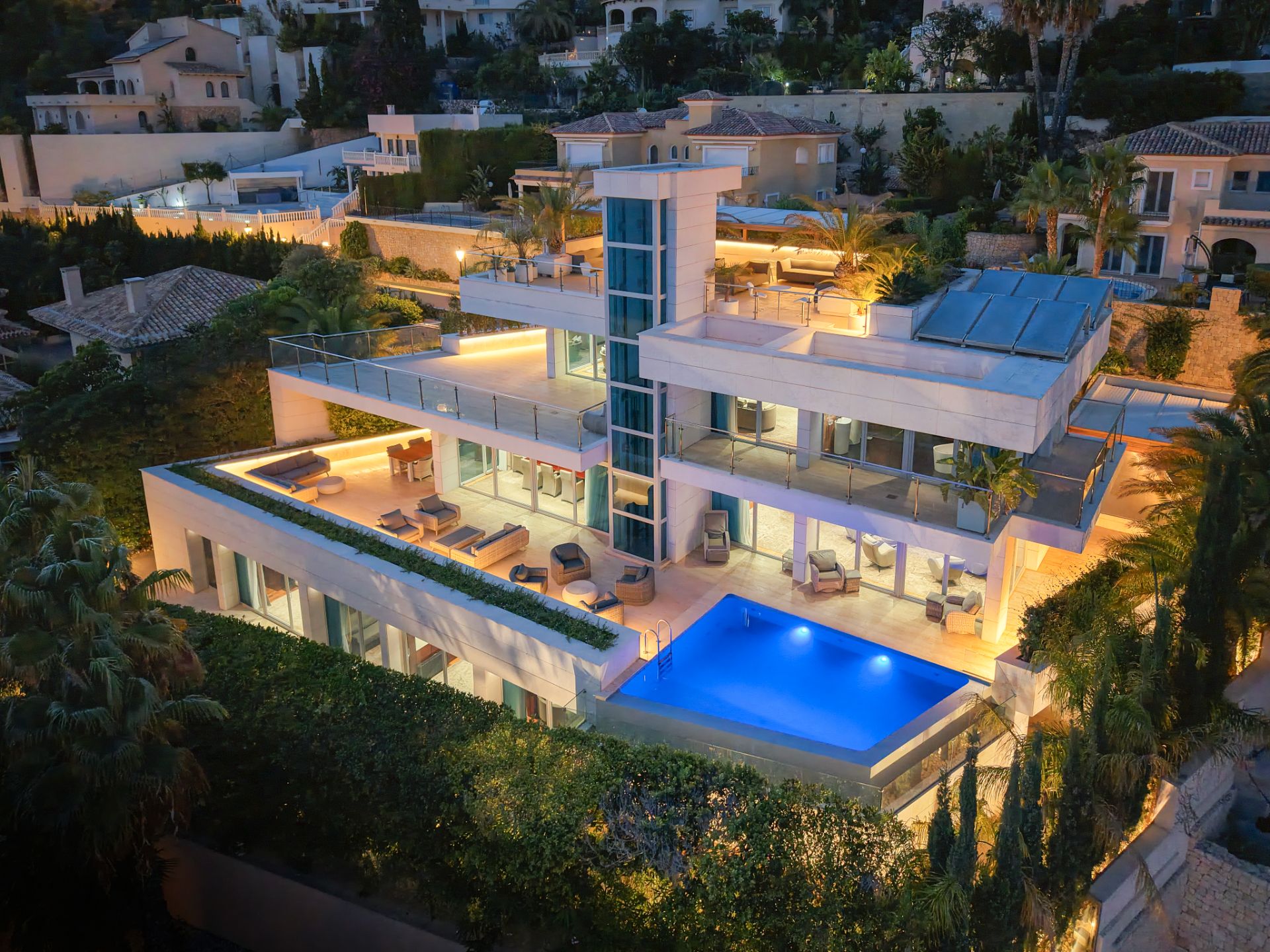 Vista exterior de Casa o chalet en venta en Altea con Aire acondicionado, Calefacción y Jardín privado