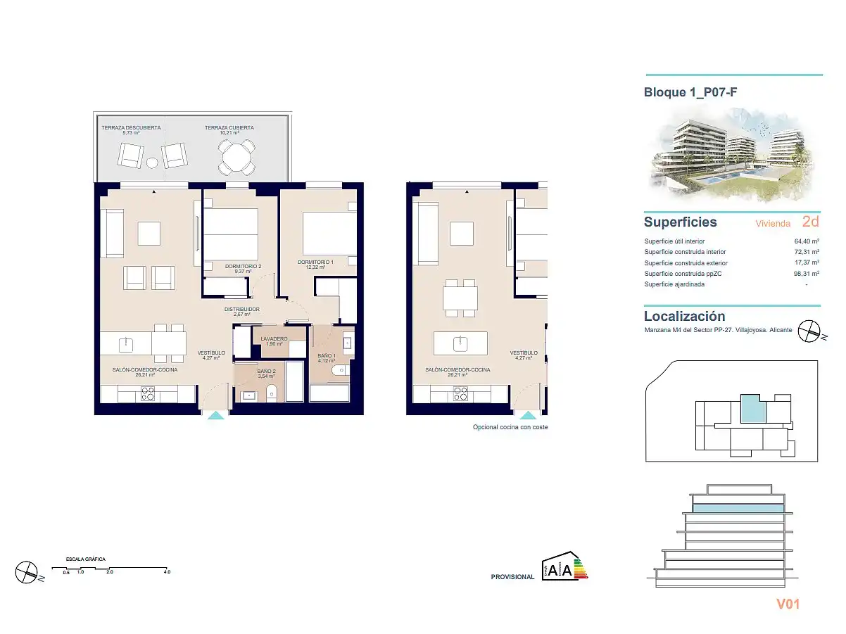 Apartamento con terraza en venta en Platja de Torres, imagen 18