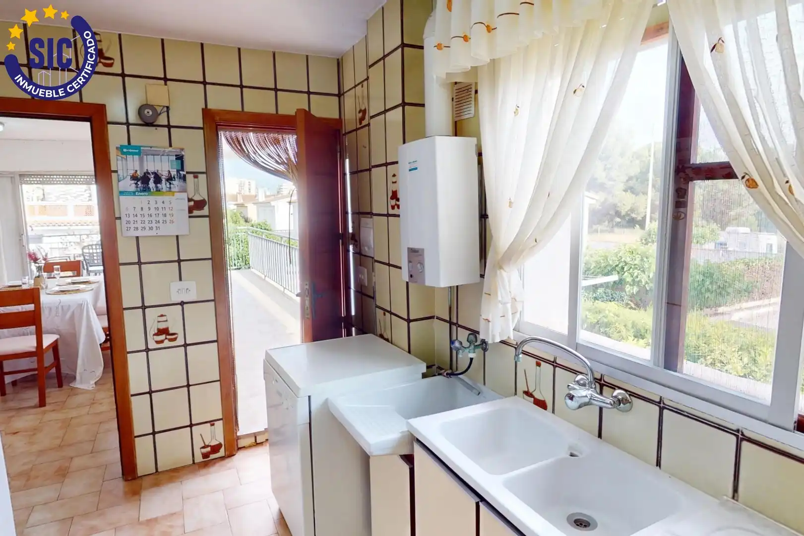 Cocina de Casa o chalet en venta en Benicasim / Benicàssim con Aire acondicionado, Jardín privado y Terraza