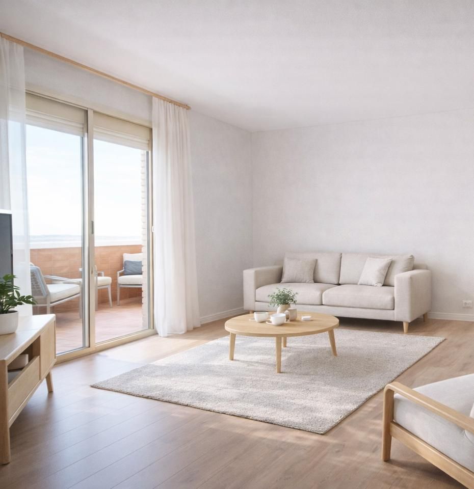 Sala de estar de Piso en venta en  Madrid Capital con Aire acondicionado, Calefacción y Terraza