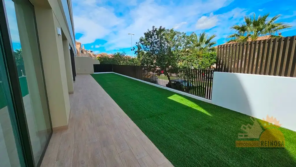 Terraza de Planta baja en venta en Molina de Segura con Aire acondicionado, Jardín privado y Parquet