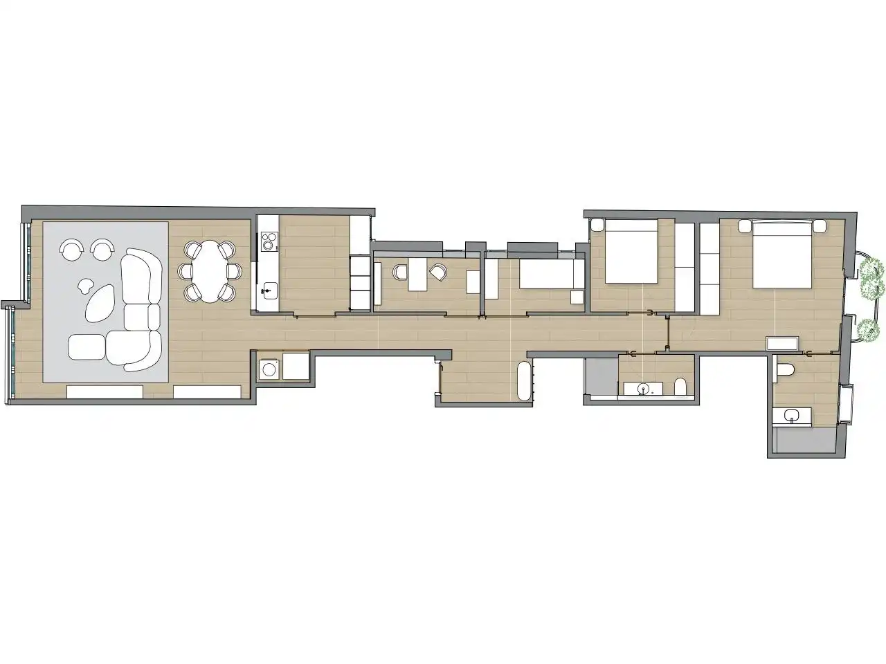 Piso con terraza en venta en Carrer Carrer Aribau 306, imagen 34