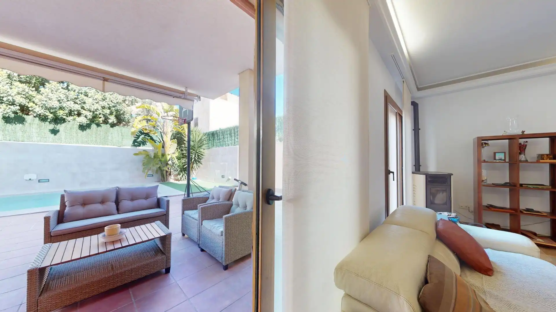 Jardí de Casa o xalet en venda en  Palma de Mallorca amb Aire condicionat, Jardí privat i Piscina