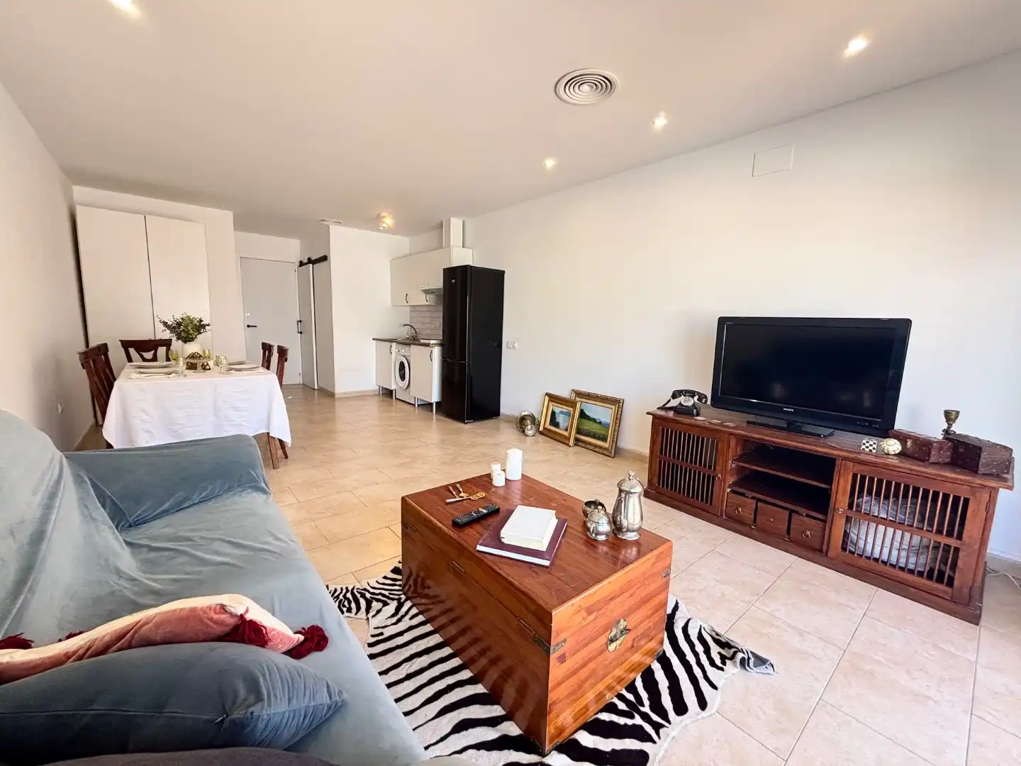 Living room of Houses for sale in Sabadell  with Air Conditioner, Terrace and Balcony