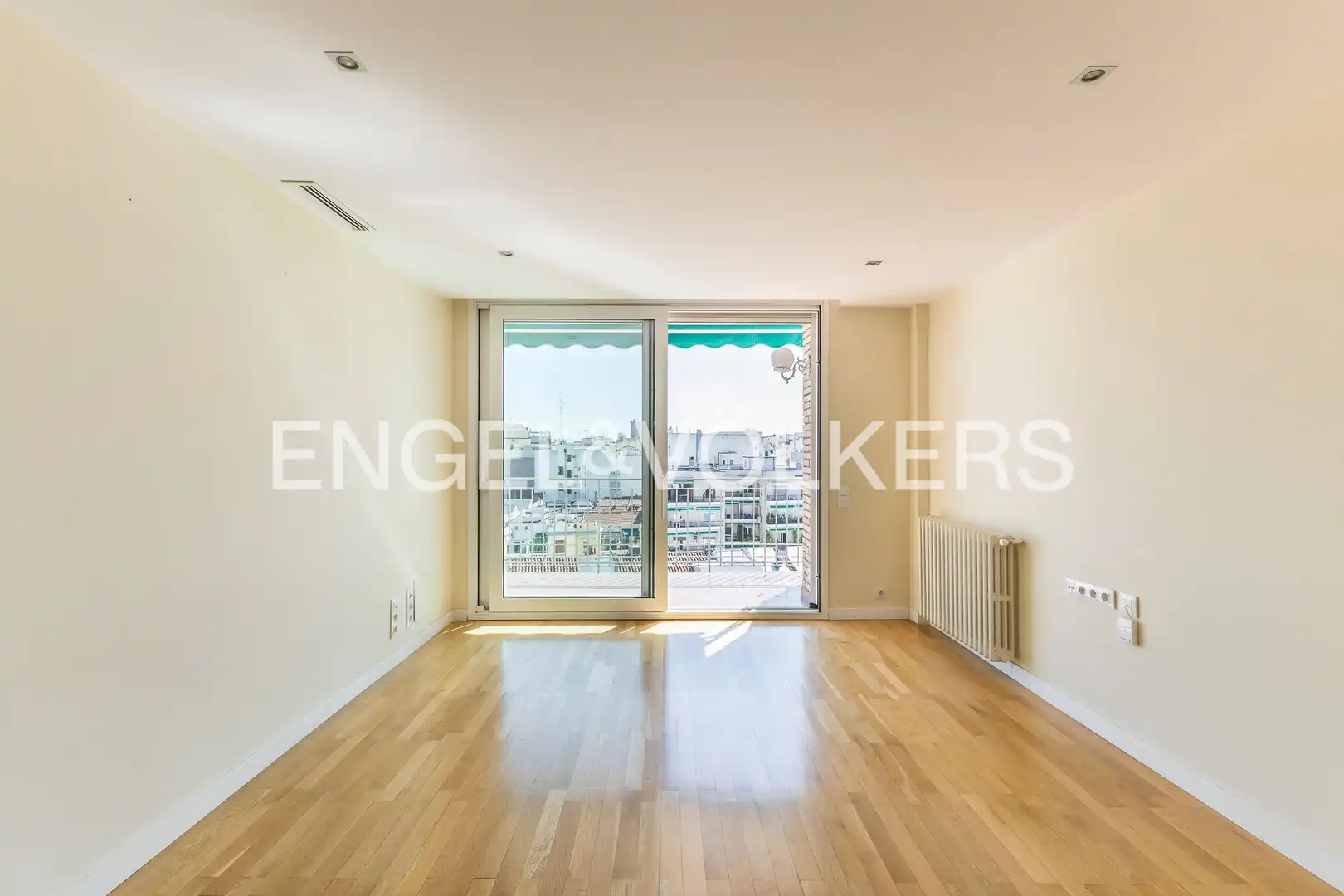 Terraza de Piso de alquiler en Madrid con Aire acondicionado, Calefacción y Parquet