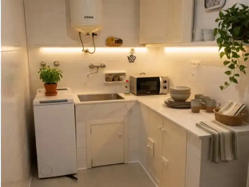 Kitchen of Flat for sale in Castro-Urdiales  with Balcony