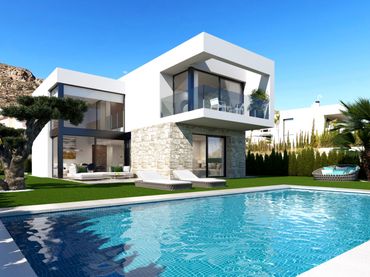 Villa con balcone in vendita a Golf Bahía