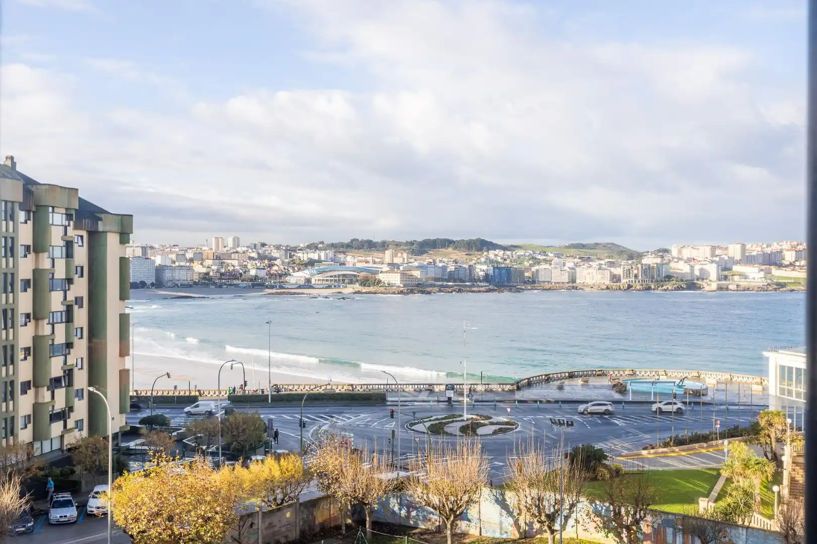 Vista exterior de Piso en venta en A Coruña Capital  con Calefacción, Jardín privado y Trastero