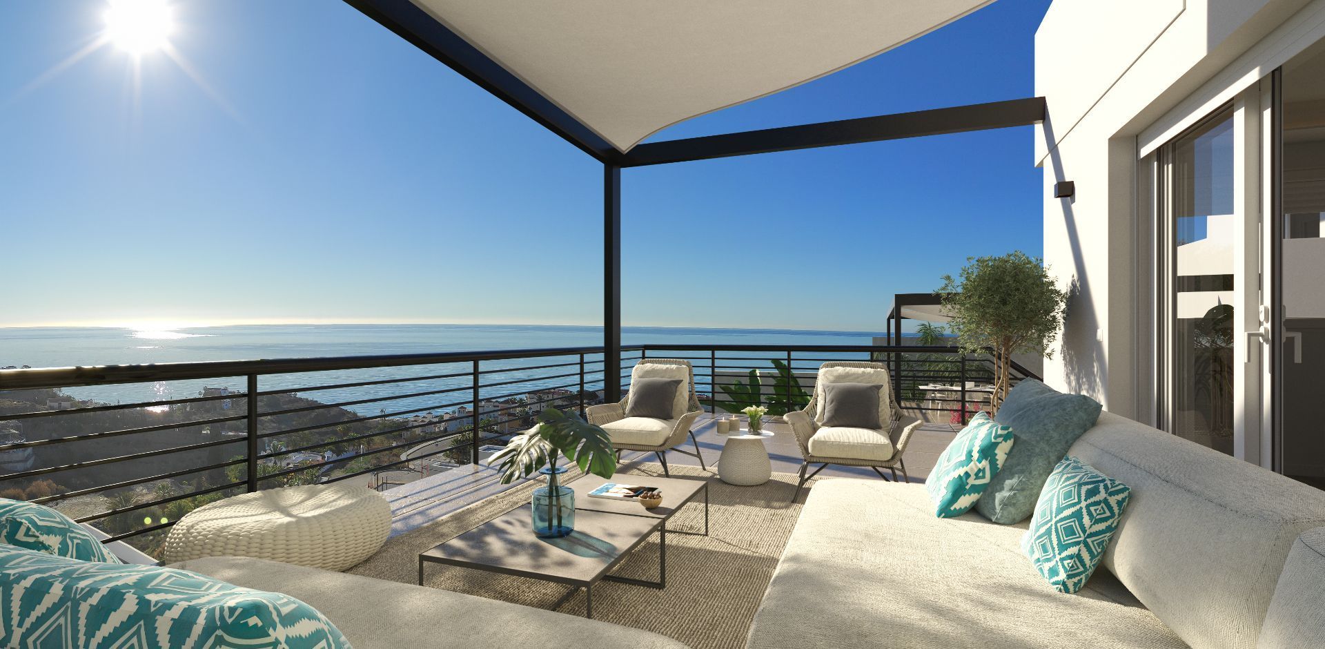 Terraza de Casa o chalet en venta en Torrox con Jardín privado, Trastero y Piscina