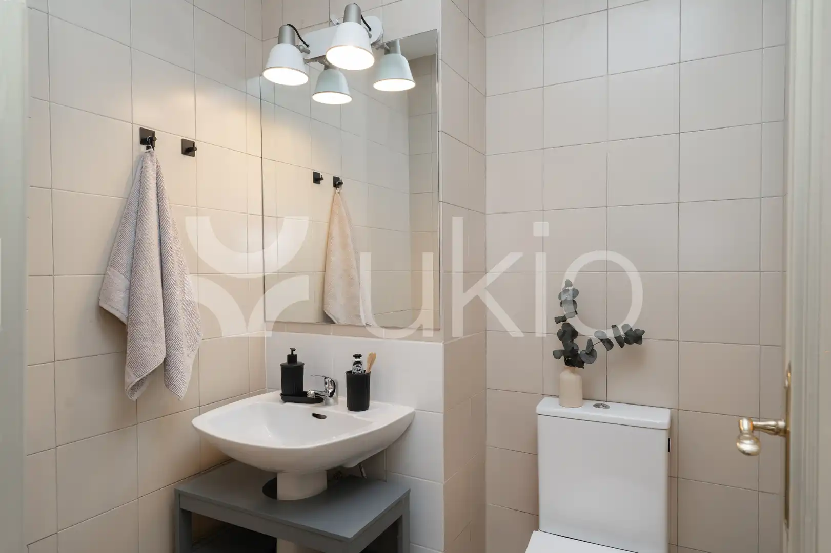 Bathroom of Apartments for rent in Madrid  with Air Conditioner, Heating and Furnished