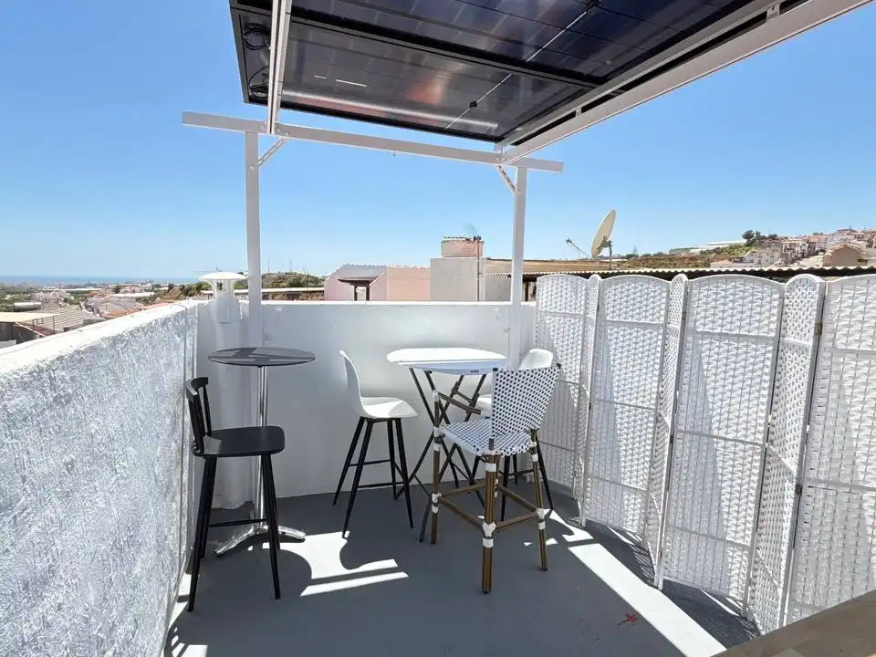 Terrassa de Casa adosada en venda en Algarrobo amb Aire condicionat, Terrassa i Balcó