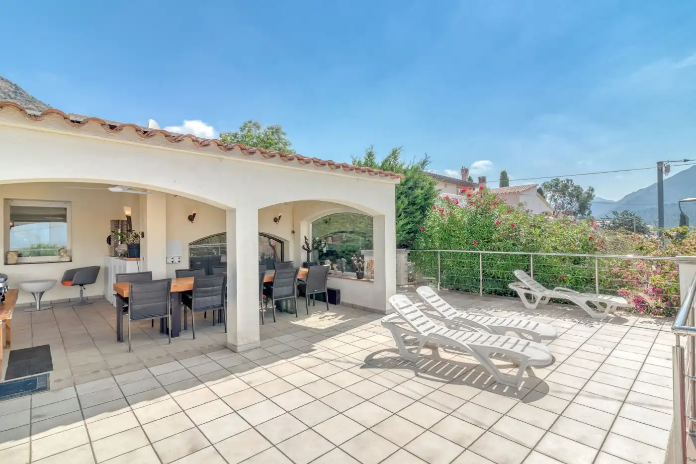 Terrassa de Casa o xalet en venda en Roses amb Aire condicionat, Calefacció i Jardí privat