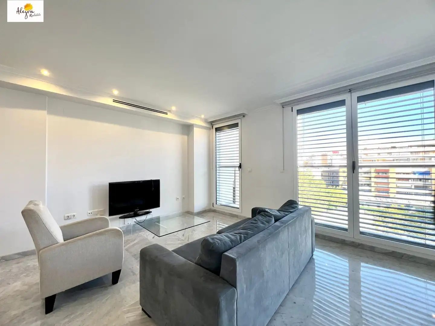 Wohnzimmer von Maisonette zum Verkauf in Valencia mit Klimaanlage, Heizung und Terrasse