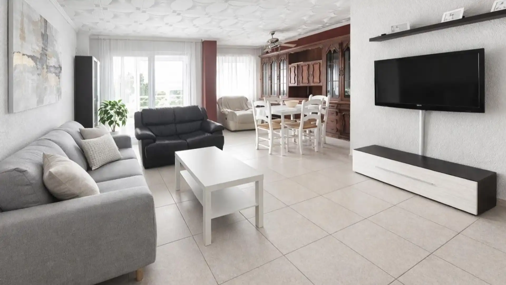 Sala de estar de Piso de alquiler en Puertollano con Aire acondicionado, Calefacción y Amueblado