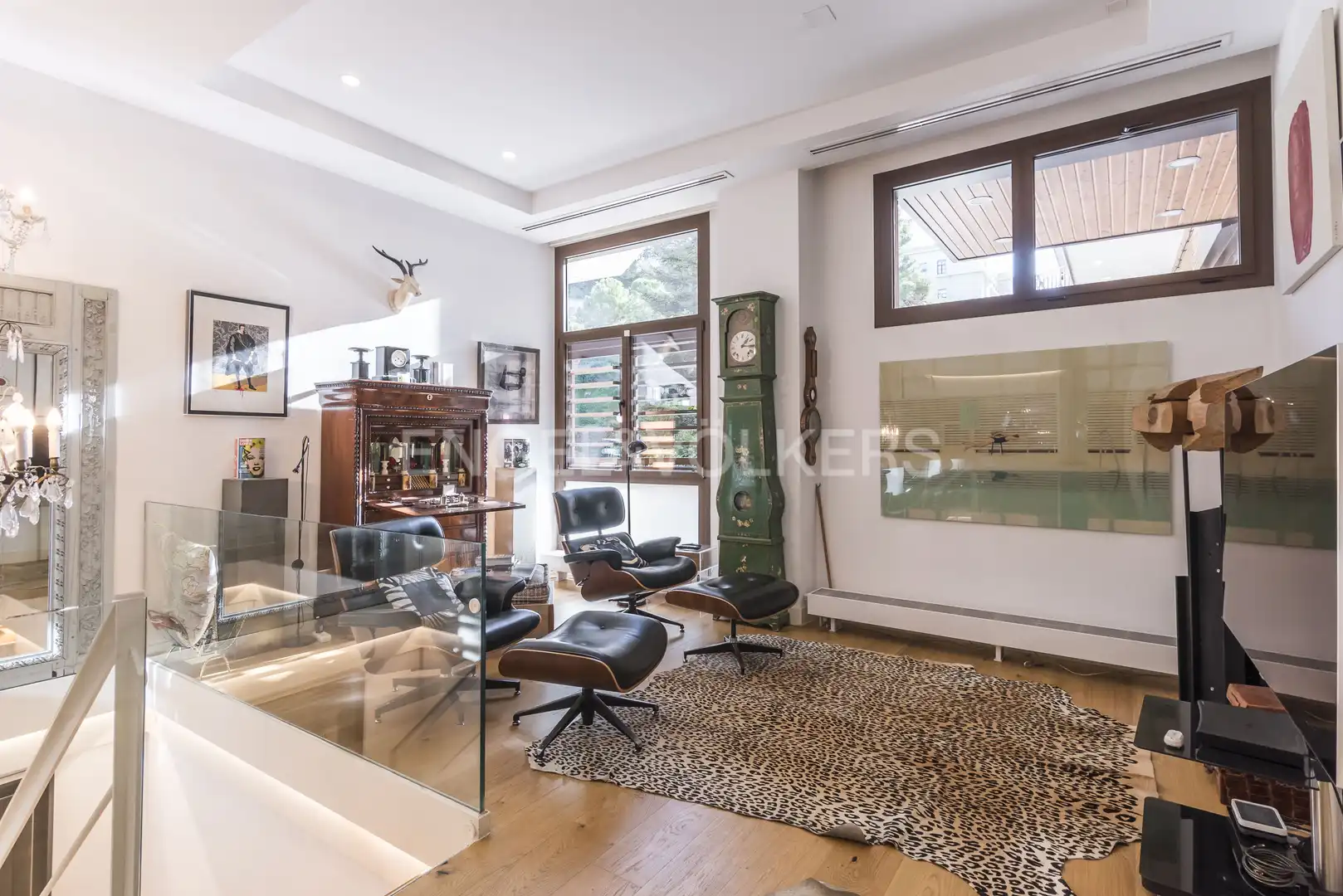 Sala d'estar de Apartament de lloguer en Madrid amb Aire condicionat, Calefacció i Parquet