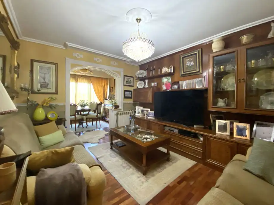 Sala de estar de Casa o chalet en venta en Alegría-Dulantzi con Calefacción, Jardín privado y Parquet