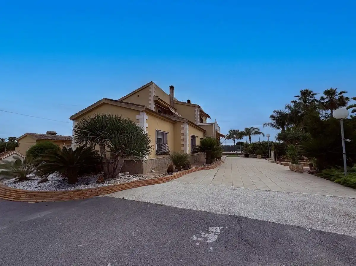 Exterior view of Houses for sale in Elche / Elx  with Swimming Pool