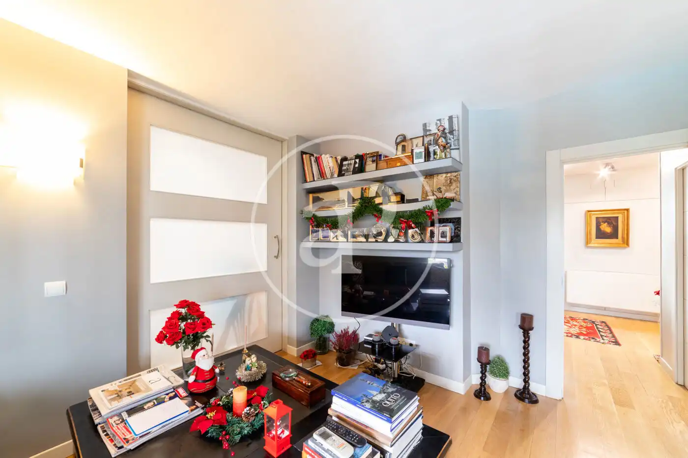 Sala de estar de Dúplex en venta en Madrid con Aire acondicionado, Calefacción y Jardín privado