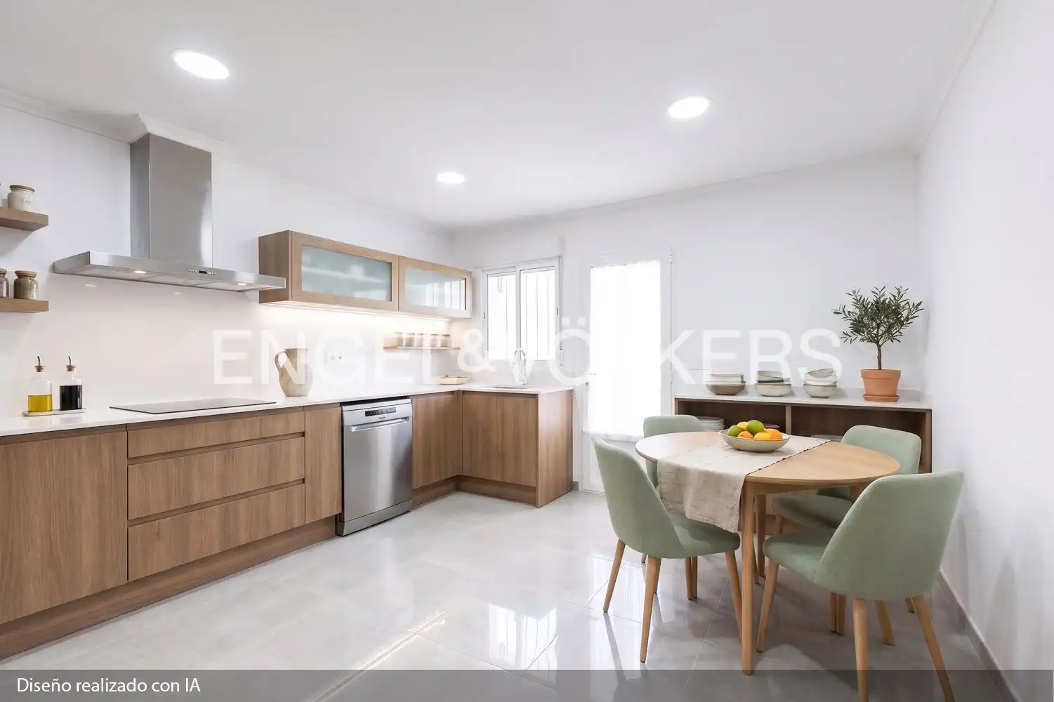 Kitchen of Houses for sale in La Pobla de Vallbona  with Air Conditioner, Heating and Terrace