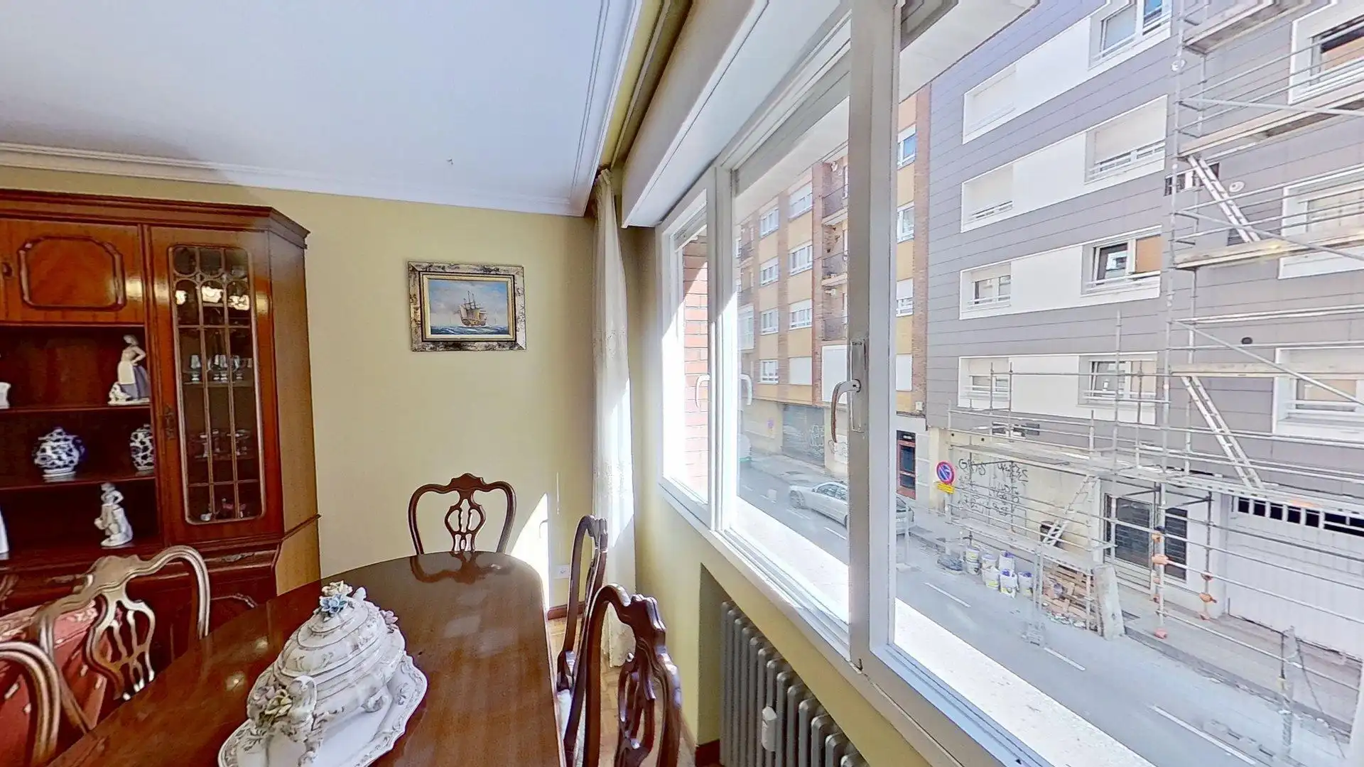 Schlafzimmer von Wohnung zum Verkauf in Gijón  mit Heizung, Parkett und Terrasse